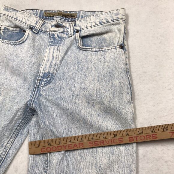 90s LEVIS Silvertab 512 Acid Wash Jean Men 33/34 (30x32 actual) USA Slim Taper - Picture 12 of 16